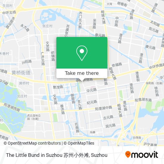 The Little Bund in Suzhou 苏州小外滩 map
