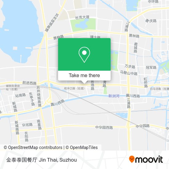 金泰泰国餐厅 Jin Thai map