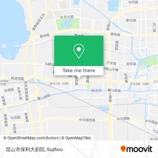 昆山市保利大剧院 map