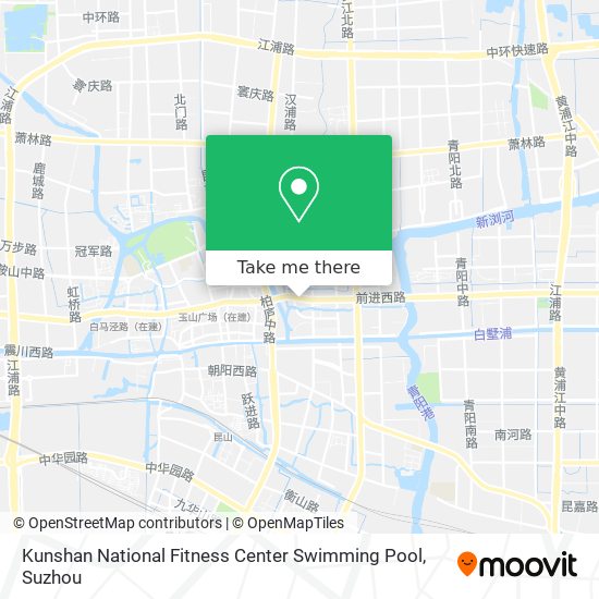 Kunshan National Fitness Center Swimming Pool map