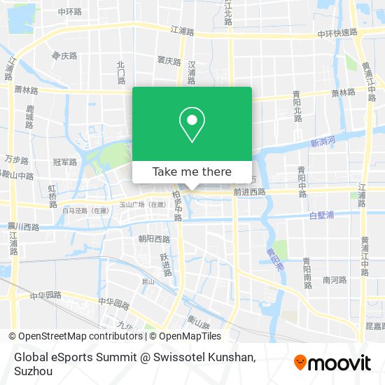 Global eSports Summit @ Swissotel Kunshan map