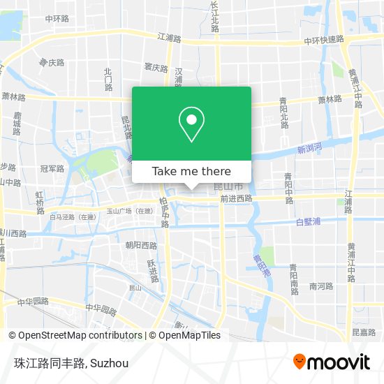 珠江路同丰路 map