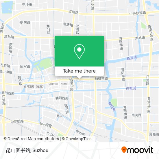 昆山图书馆 map