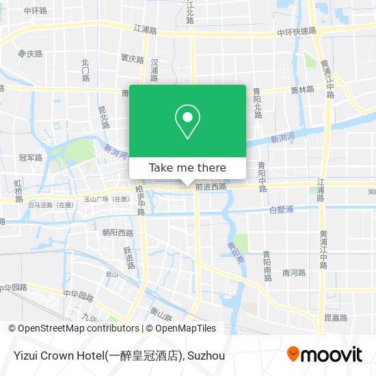 Yizui Crown Hotel(一醉皇冠酒店) map