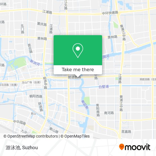 游泳池 map