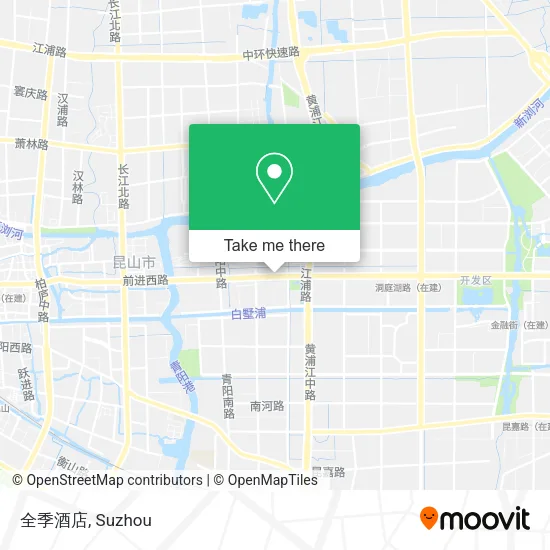 全季酒店 map
