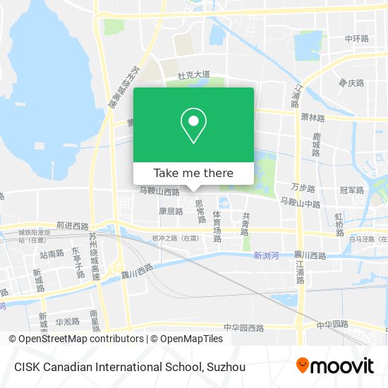 CISK Canadian International School map