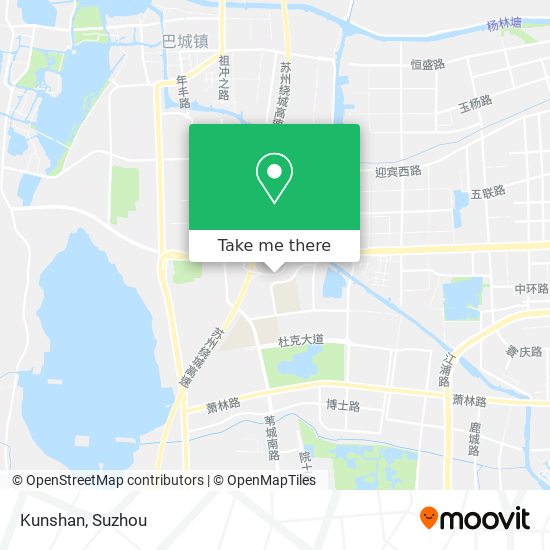 Kunshan map