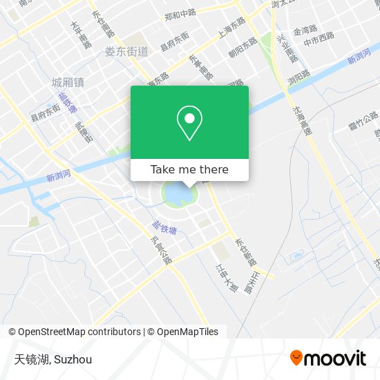 天镜湖 map