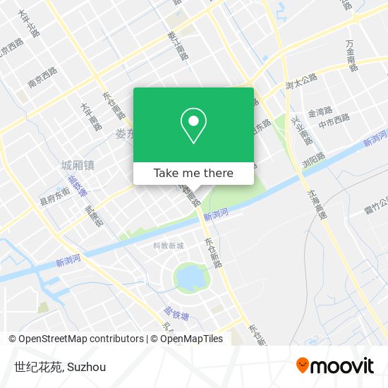 世纪花苑 map