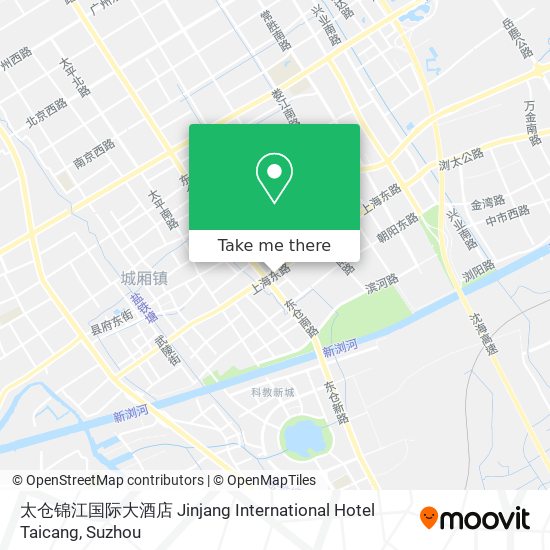 太仓锦江国际大酒店 Jinjang International Hotel Taicang map