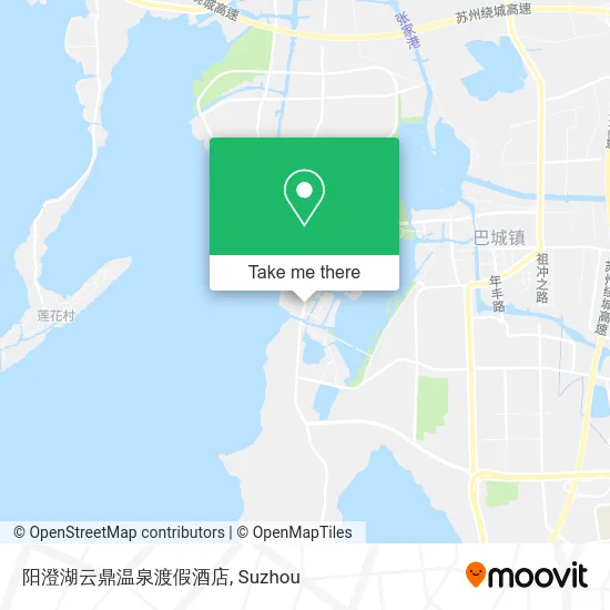 阳澄湖云鼎温泉渡假酒店 map