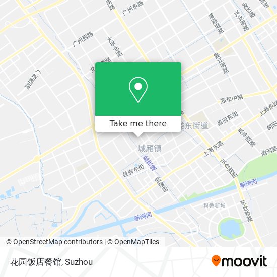 花园饭店餐馆 map