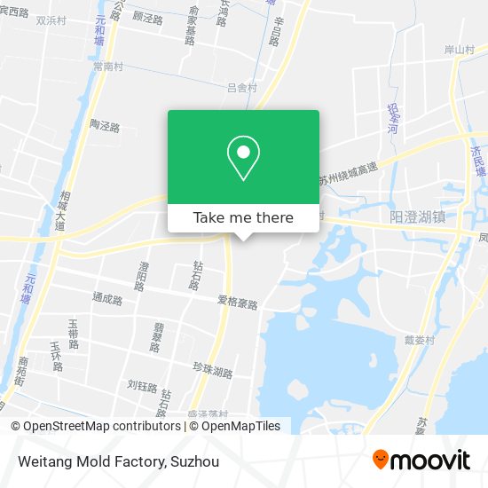 Weitang Mold Factory map