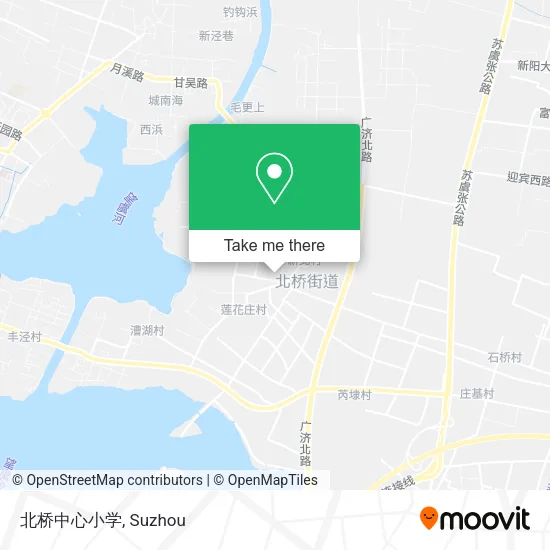 北桥中心小学 map