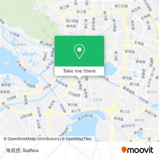 海底捞 map