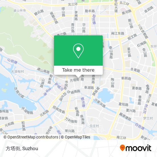 方塔街 map
