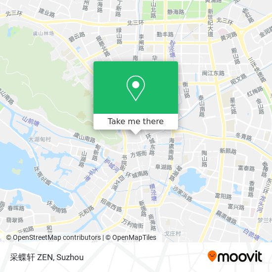 采蝶轩 ZEN map