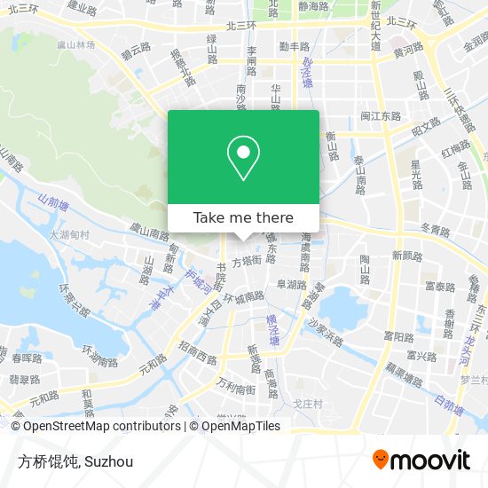 方桥馄饨 map