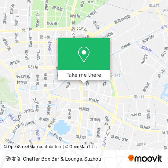 聚友阁 Chatter Box Bar & Lounge map