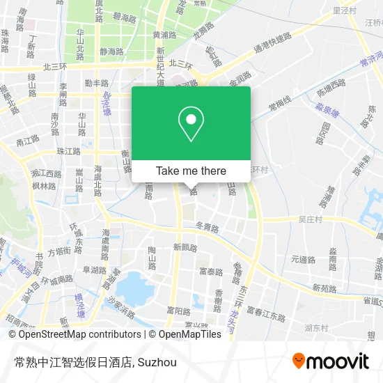 常熟中江智选假日酒店 map