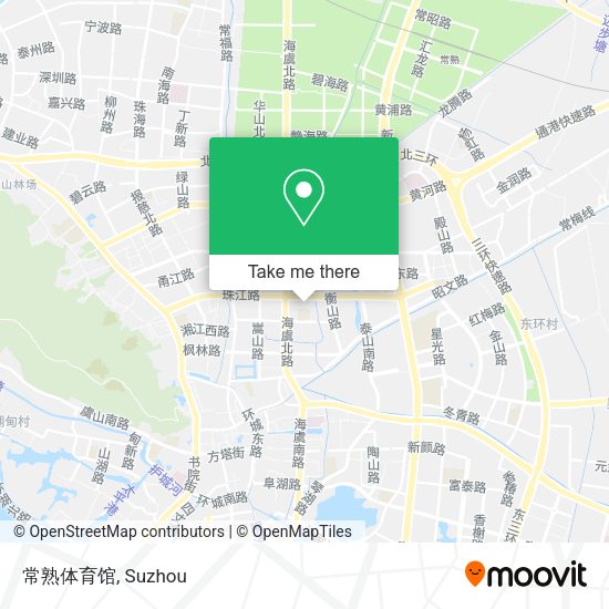 常熟体育馆 map