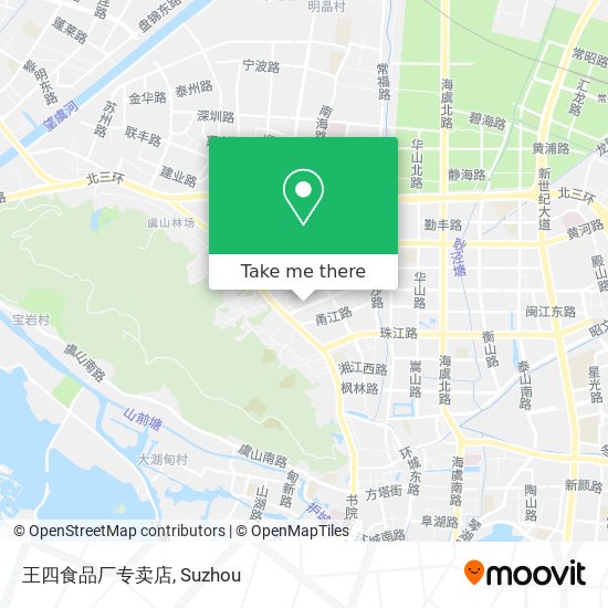 王四食品厂专卖店 map