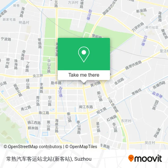 常熟汽车客运站北站(新客站) map