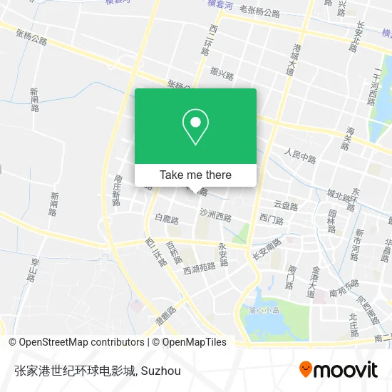 张家港世纪环球电影城 map