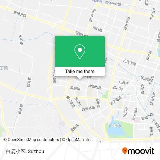 白鹿小区 map