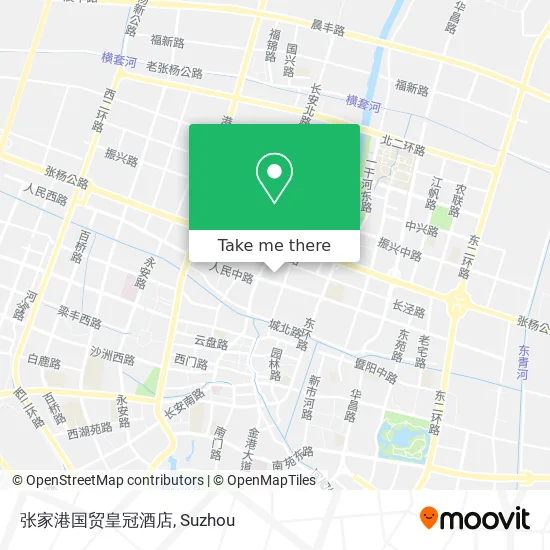 张家港国贸皇冠酒店 map