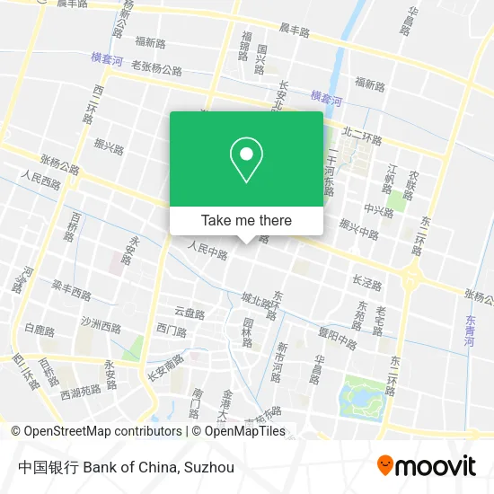 中国银行 Bank of China map