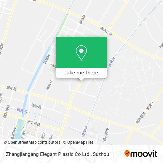 Zhangjiangang Elegant Plastic Co Ltd. map