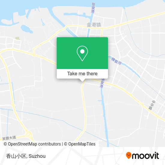 香山小区 map