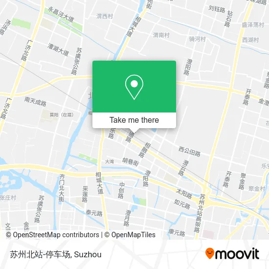 苏州北站-停车场 map