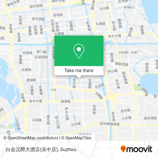 白金汉爵大酒店(吴中店) map