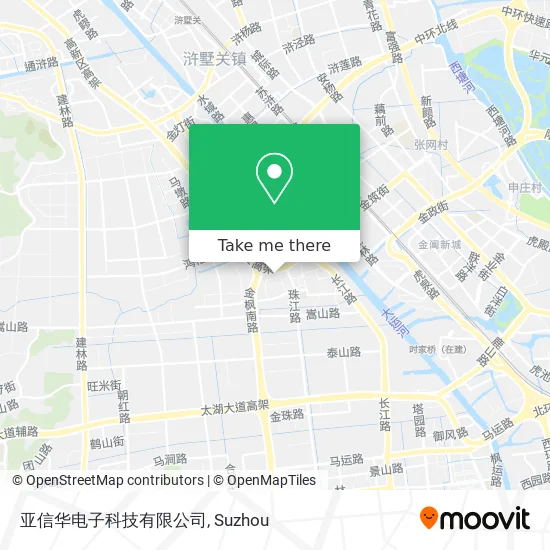 亚信华电子科技有限公司 map