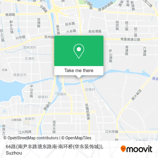 66路(南尹丰路塘东路南-南环桥(华东装饰城)) map