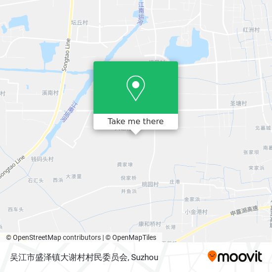吴江市盛泽镇大谢村村民委员会 map