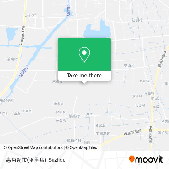 惠康超市(坝里店) map