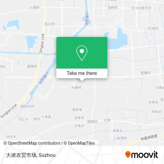大谢农贸市场 map