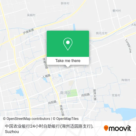 中国农业银行24小时自助银行(湖州适园路支行) map