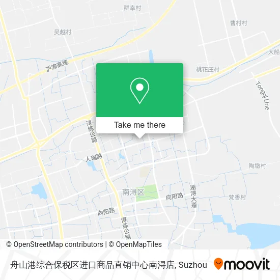 舟山港综合保税区进口商品直销中心南浔店 map