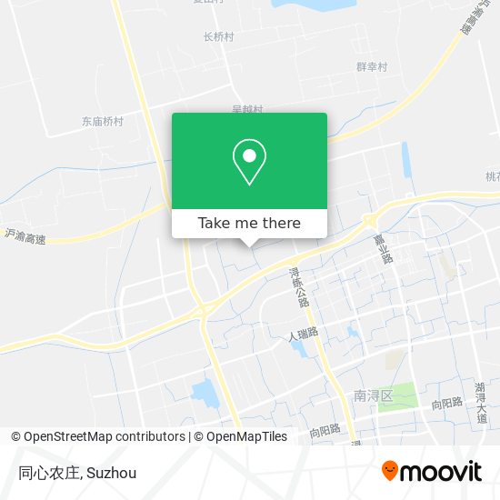 同心农庄 map