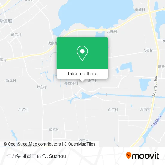 恒力集团员工宿舍 map