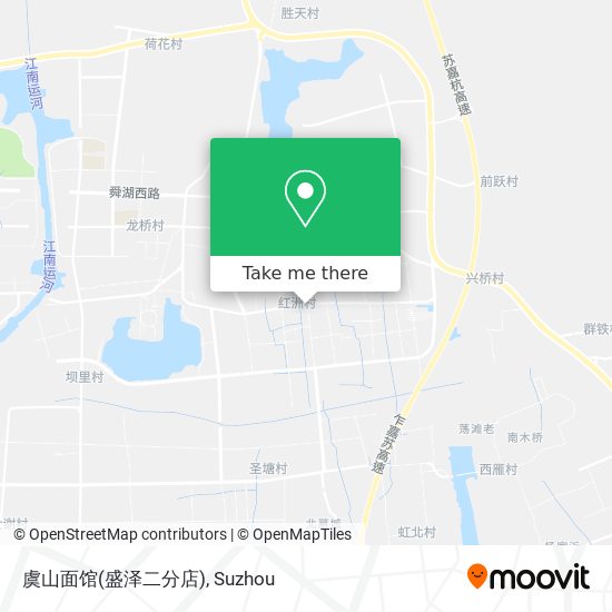 虞山面馆(盛泽二分店) map