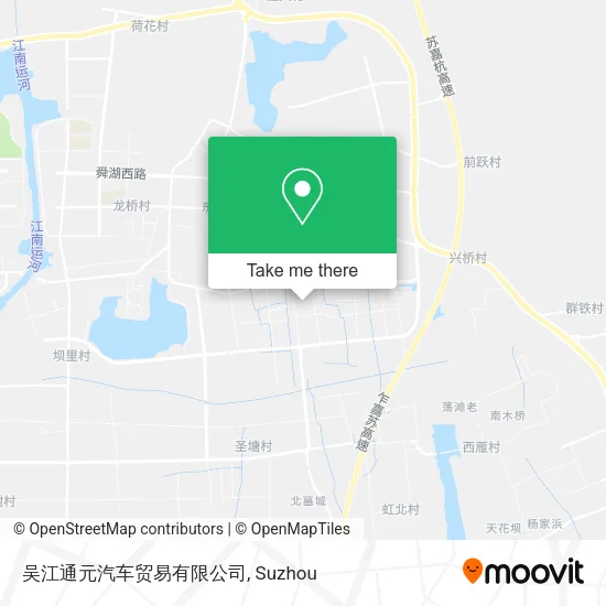 吴江通元汽车贸易有限公司 map
