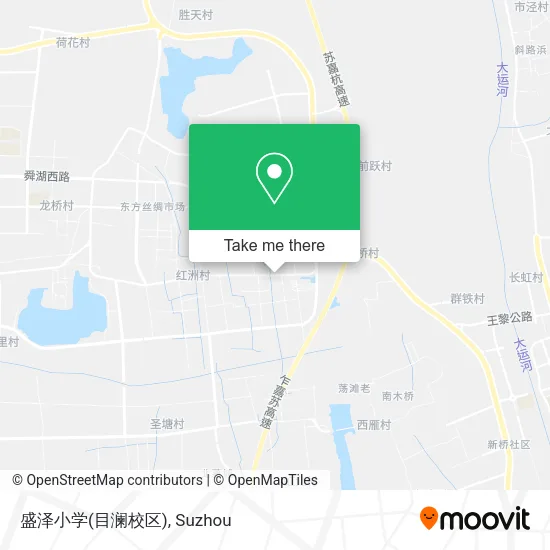 盛泽小学(目澜校区) map