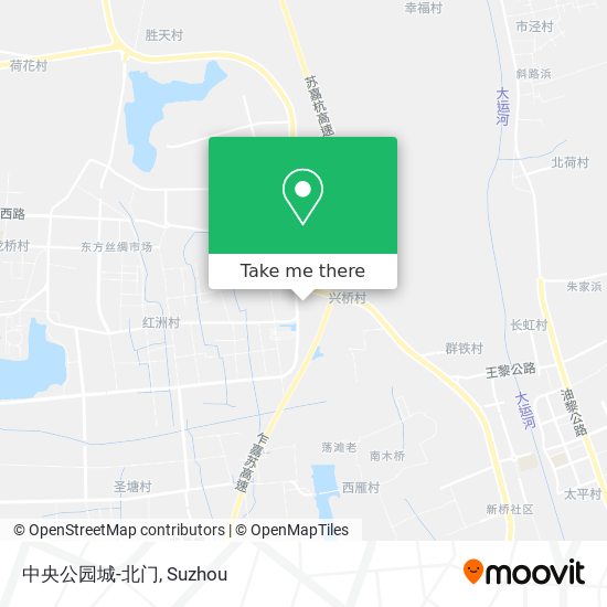 中央公园城-北门 map