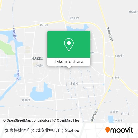 如家快捷酒店(金城商业中心店) map